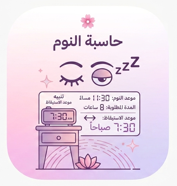 😴 حاسبة النوم